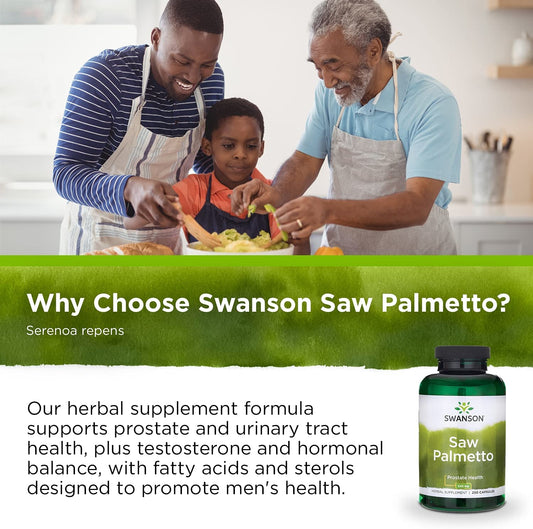 Saw Palmetto 540mg – Prostate & Hair Support for Men | 250 Capsules