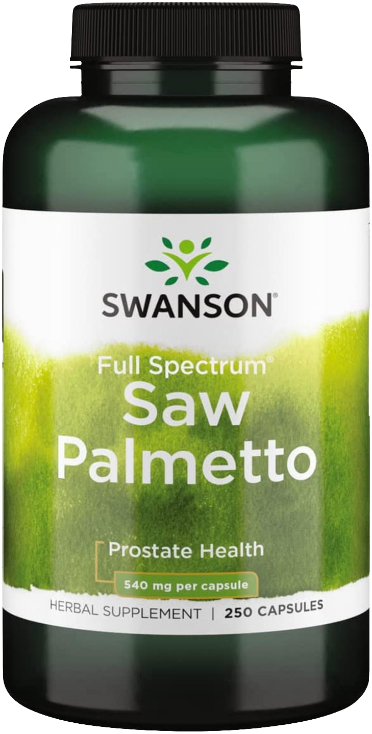 Saw Palmetto 540mg – Prostate & Hair Support for Men | 250 Capsules